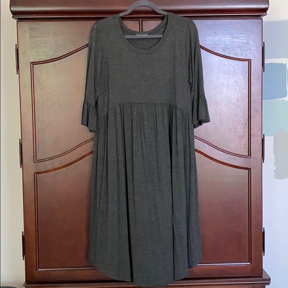 Cotton grey dress